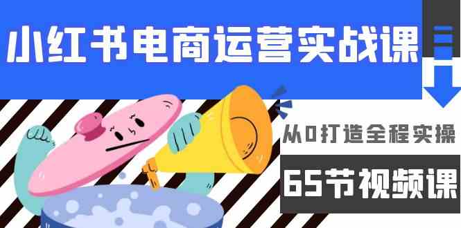 小红书电商运营实战课，​从0打造全程实操（63节视频课）-老月项目库