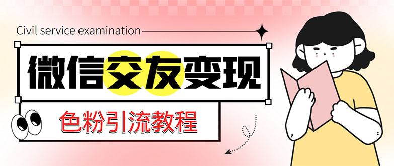 微信交友变现项目，吸引全网LSP男粉精准变现，小白也能轻松上手，日入500+-老月项目库