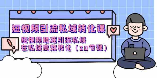 短视频引流私域转化课，短视频精准引流私域，在私域高效转化（20节课）-老月项目库