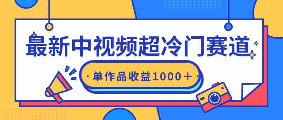 （9275期）最新中视频超冷门赛道，轻松过原创，单条视频收益1000＋-老月项目库