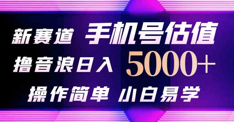 （10154期）抖音不出境直播【手机号估值】最新撸音浪，日入5000+，简单易学，适合…-老月项目库