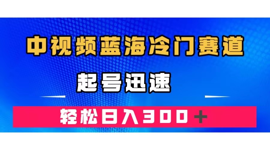 中视频蓝海冷门赛道，韩国视频奇闻解说，起号迅速，日入300＋-老月项目库