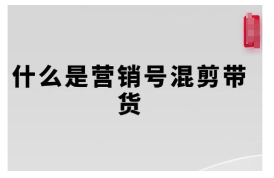 营销号混剪带货，从内容创作到流量变现的全流程，教你用营销号形式做混剪带货-老月项目库